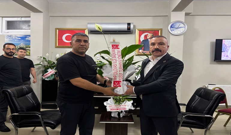 Dilovası’nda MHP’lilerden Ardahanlılar Derneği’ne ziyaret