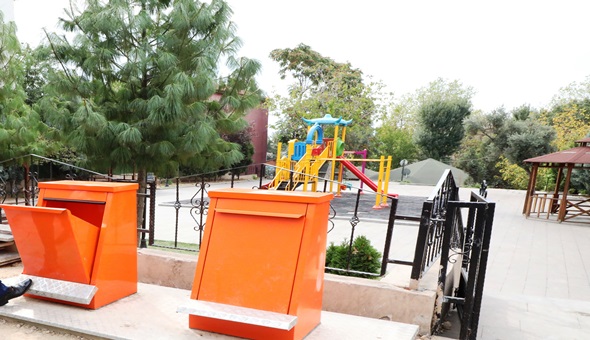 Dilovası’nda yeraltı konteynır uygulaması başlatıldı 