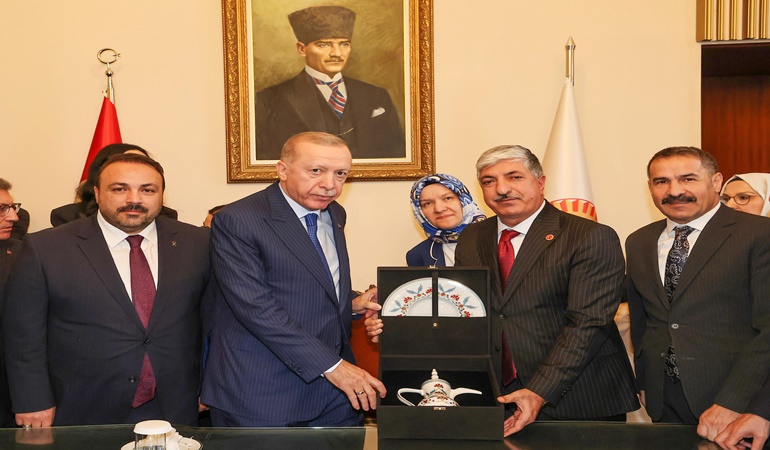 Dilovası’ndan Ankara’ya gidip Erdoğan’la görüştüler