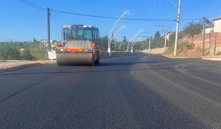 Dilovası Tavşancıl Mahallesi’nde üstyapı çalışması 