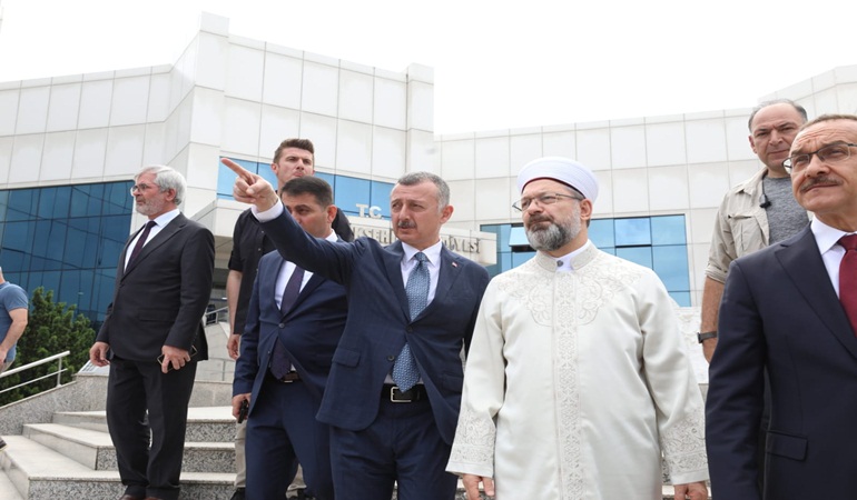 Diyanet İşleri Başkanı Erbaş’tan Büyükşehir’e ziyaret