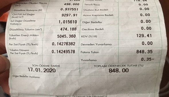 Doğalgaz faturaları cep yakıyor