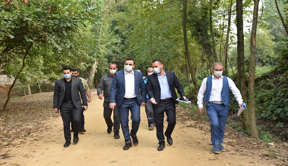 Döngel Vadisi Mesire Alanına yeni yürüyüş yolları