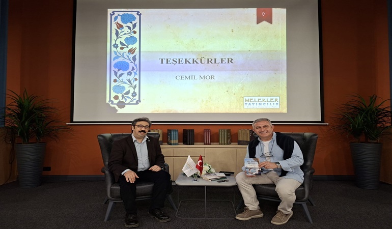Eğitimci yazar Cemil Mor okurlarıyla buluştu
