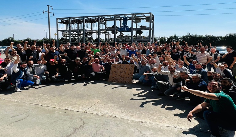 Emek Partisi'nden Pulver işçilerine destek