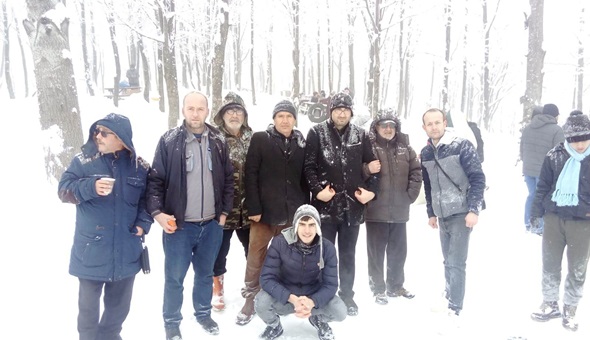 Engellilerin kar keyfi 