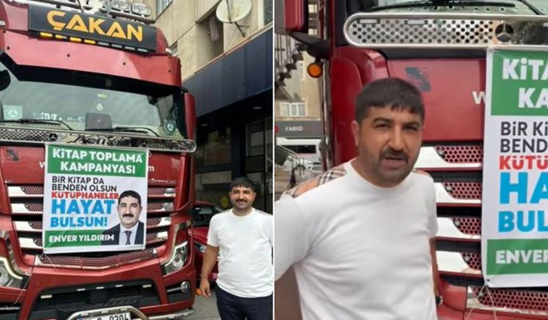 Enver Yıldırım Ağrı’ya 100 bin kitap gönderdi