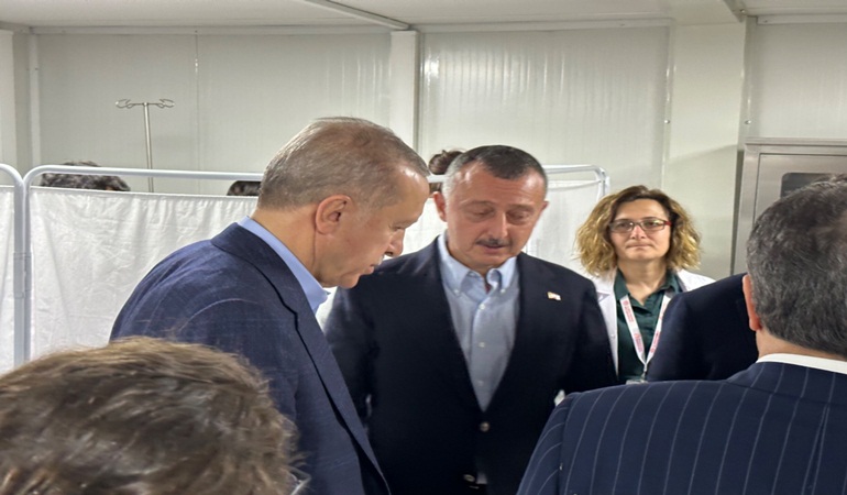 Erdoğan, Büyükakın'a takdirlerini iletti