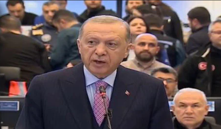 Erdoğan'dan deprem açıklaması