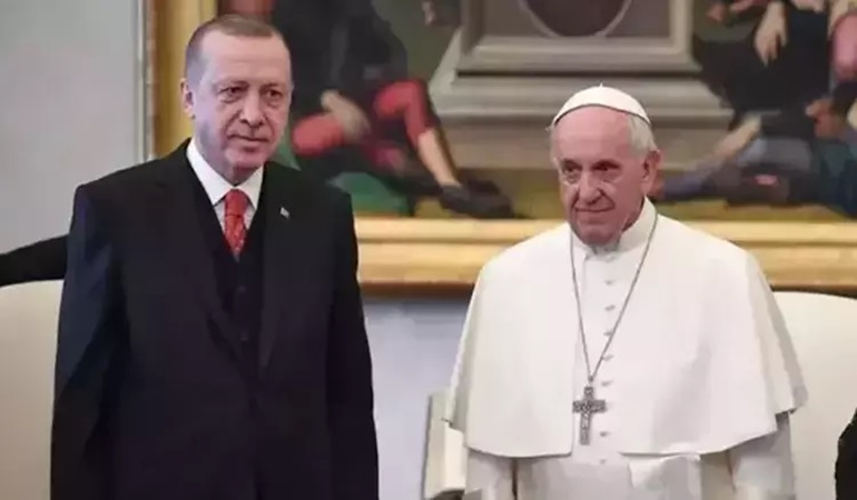 Erdoğan'dan Papa'ya mektup