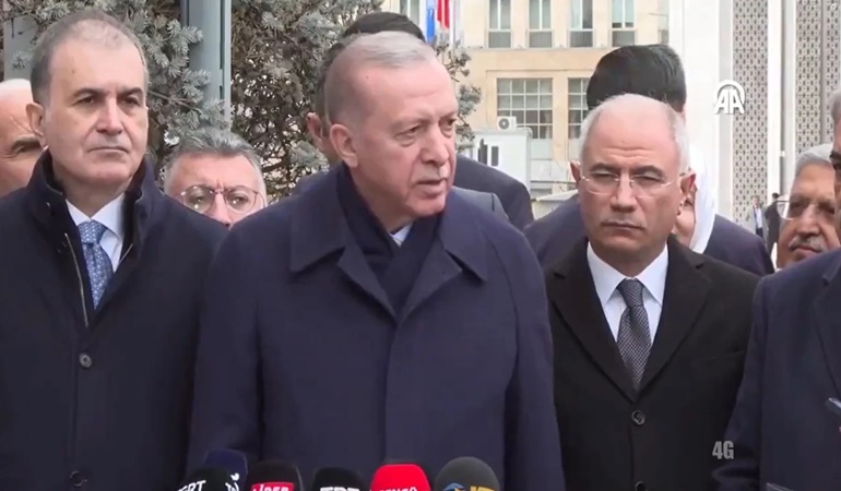 Erdoğan sorusunu beğenmediği A Haber muhabirini fırçaladı