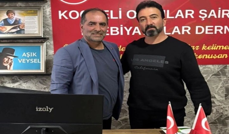 Erzurumlu şair ve halk ozanı Alyakut, Kocaeli’de ağırlandı
