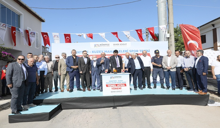 Esentepe-Kuzey Mahalleleri Spor Tesisi’nin temeli atıldı