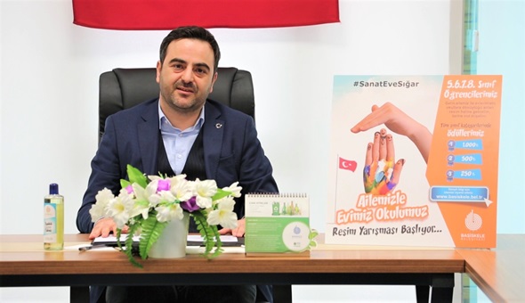 Evde Kal resim yarışması