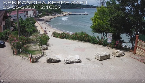 Evinizden çıkmadan Kerpe Sahili’ni canlı görebileceksiniz