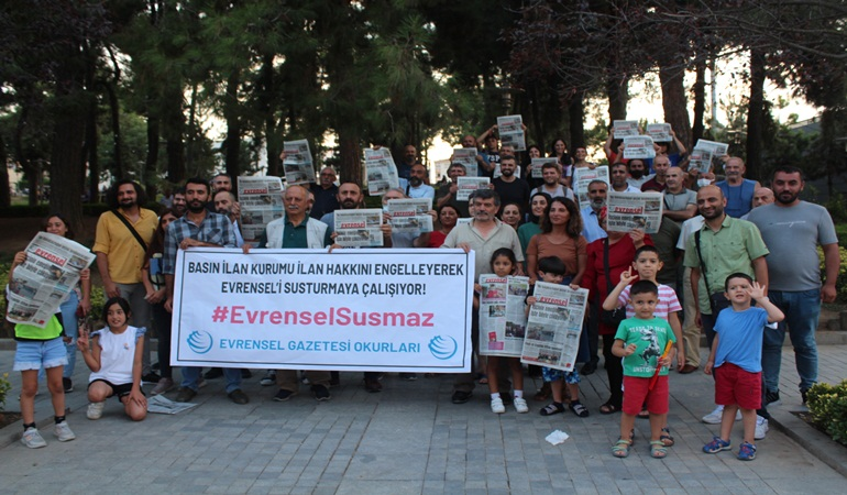 Evrensel susmaz, susturulamaz