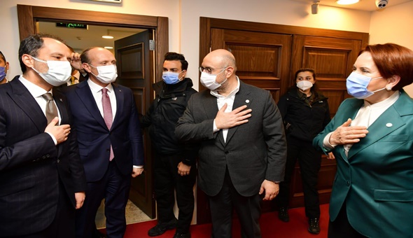 Fatih Erbakan, Meral Akşener'i ziyaret etti