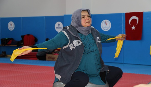 Ferziye teyze, sporla sağlığına kavuştu