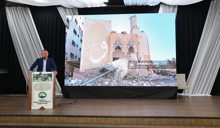 Gazze'de yıkılan o camiyi yapmak boynumuzun borcu