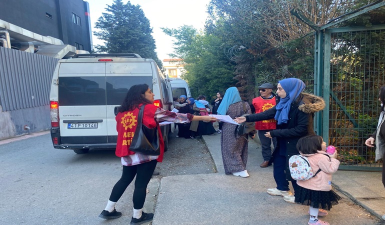 Gebze'de 1 Mayıs çağrısı