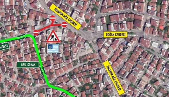 Gebze’de geçici güzergah uygulaması 