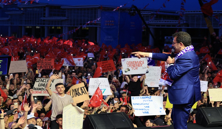 Gebze’de İmamoğlu coşkusu