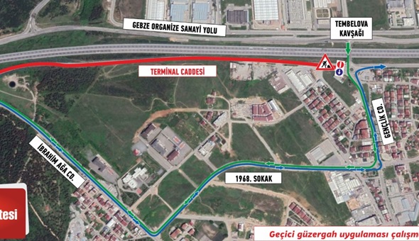 Gebze OSB’de geçici güzergâh uygulaması yapılacak