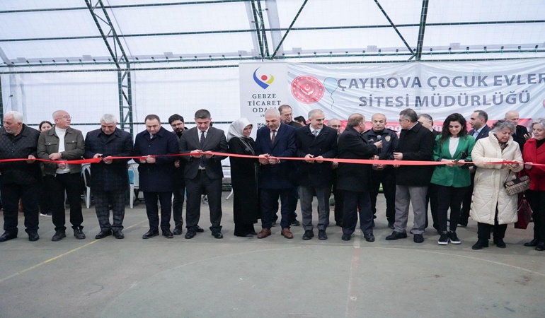 Gebze Ticaret Odası’ndan Çayırova Sevgi Evleri’ne kapalı spor salonu 