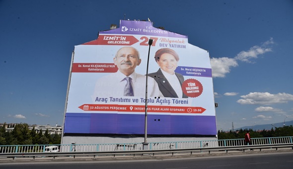 Genel Başkanların katılacağı dev açılış, dev duvarda!