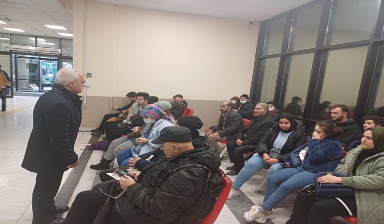 Gergerlioğlu, KOÜAraştırma Hastanesi’nde vatandaşların sorunlarını dinledi