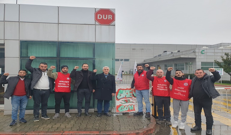 Gergerlioğlu’ndan Green Transfo işçilerine destek 