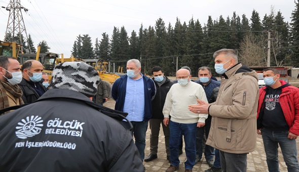 Gölcük Belediyesi karla mücadeleye hazır