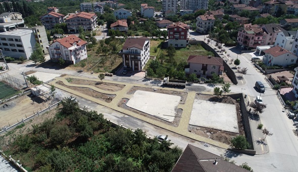 Gölcük Belediyesi Narlı Parkın da yapımına başlandı