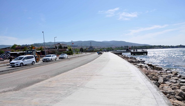 Gölcük Kavaklı sahili yaza hazırlanıyor