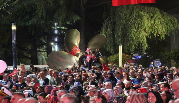 Gölcük'te 15 Temmuz programı