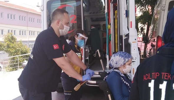 Gölcük'te bir kadın silahla vuruldu