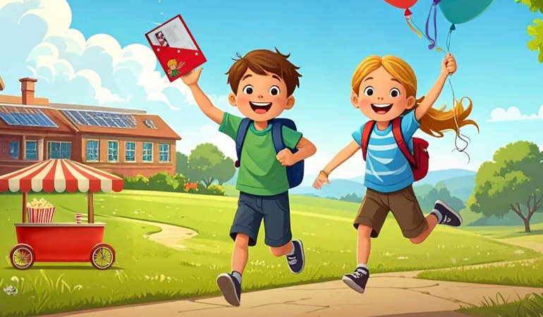 Gölcük’te karnelerini alan çocuklar bu şenliğe davetli!