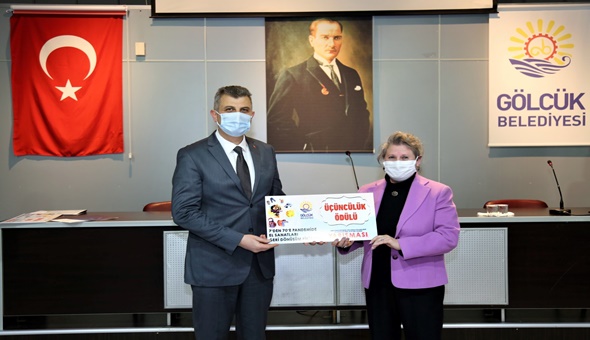 Gölcük’te o yarışmanın ödülleri verildi