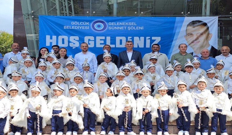 Gölcük’te sünnet şöleni böyle geçti!