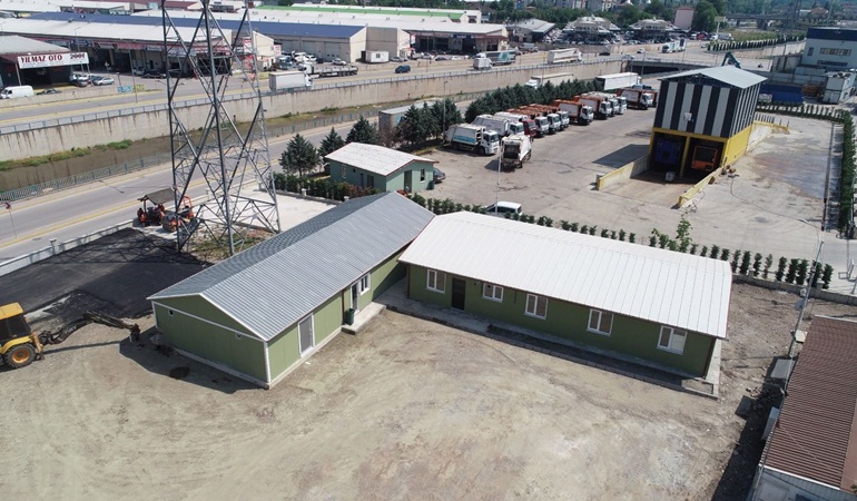 Gölcük Temizlik İşleri Müdürlüğü’ne 2 yeni hizmet binası