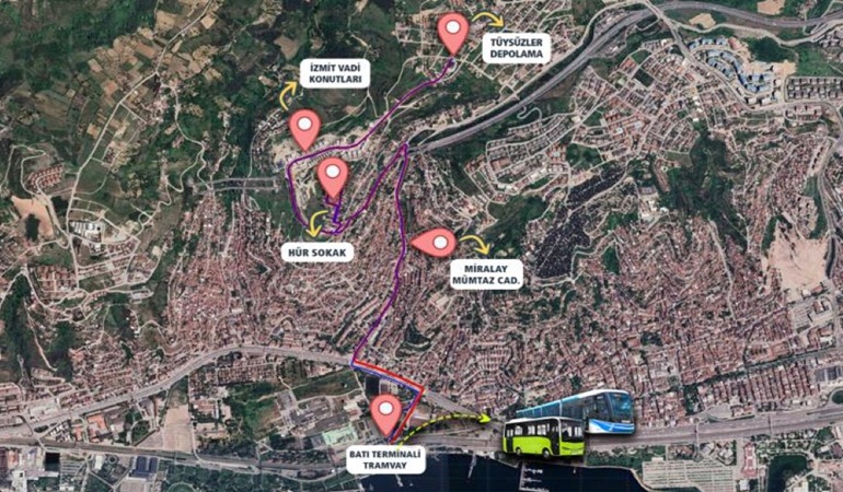 Gültepe’nin yeni hattı 45 seferlere başlıyor