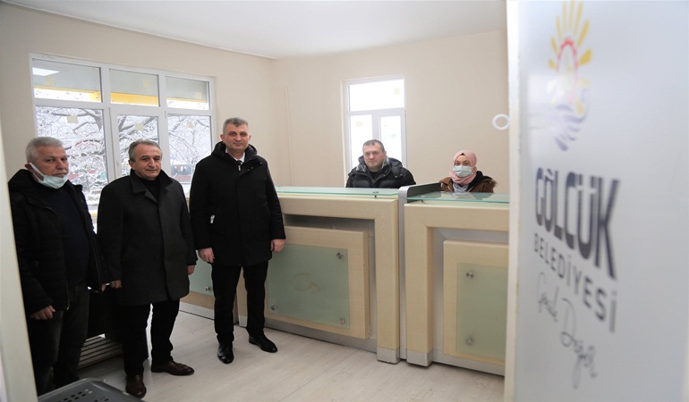 Halıdere PTT Acentesi, Gölcük Belediyesi tarafından hizmete açıldı