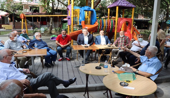 Harun Yıldızlı CHP'nin çınarlarıyla buluştu