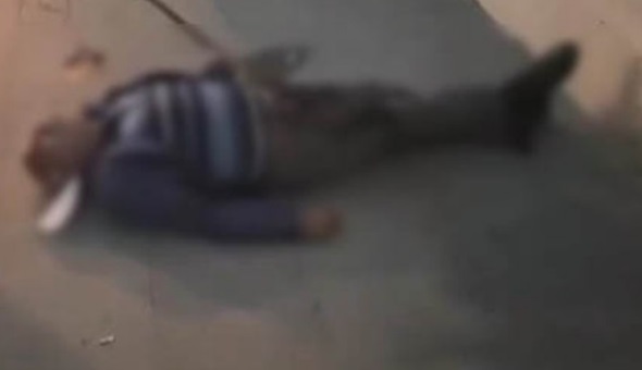 Hastane önünde şok eden ölüm