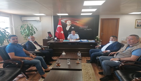 Haydar Akar'dan Kaymakamlara ziyaret