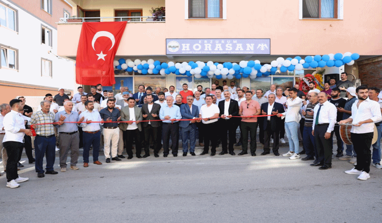 Horasan Derneği’nin açılışı yapıldı