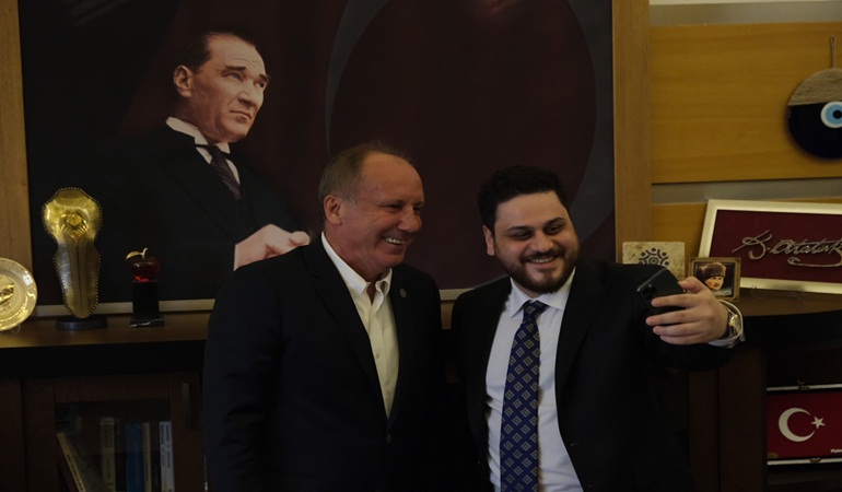 Hüseyin Baş, Muharrem İnce’yi ziyaret etti