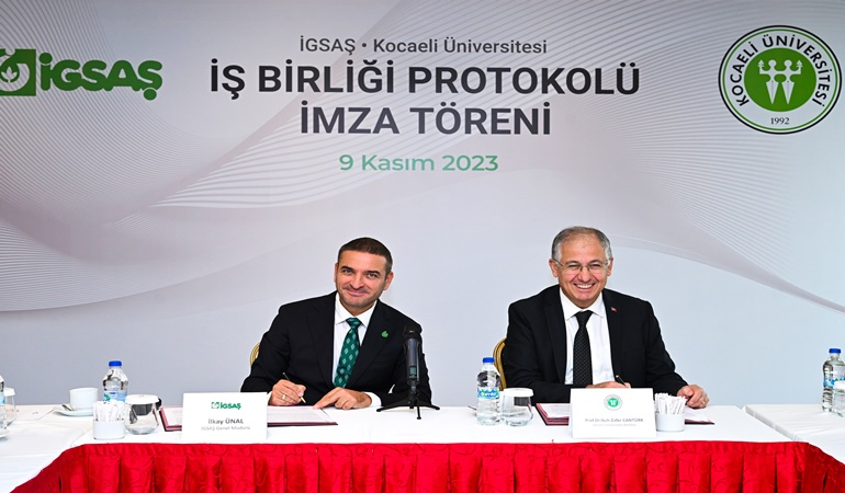İGSAŞ ile Kocaeli Üniversitesi iş birliği protokolü imzaladı