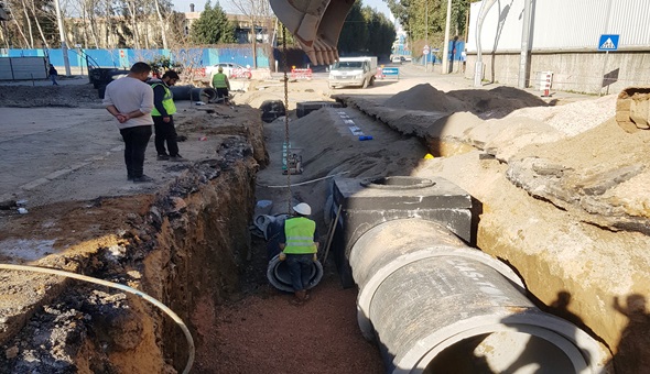 İki ilçede dev altyapı projesine başlandı