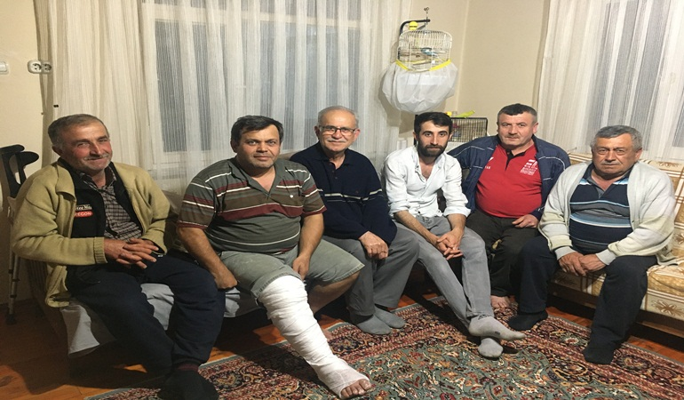 İlker Altınten’e geçmiş olsun ziyareti